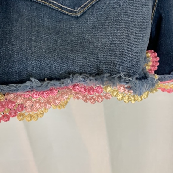 2/$20 Jordache 14/16 Denim Short Bibs - Picture 6 of 8